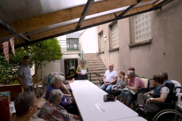 Aménagement grotte sensorielle en cours, EHPAD Saint Joseph Nancy